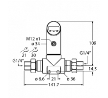 Датчик давления TURCK PS010D-501T-2UPN8X-H1141