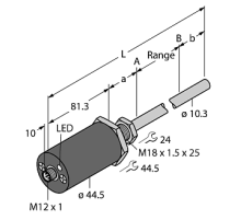  Датчик линейных перемещений TURCK LTX950M-F10-SSI2-GAF1-X3-H1161