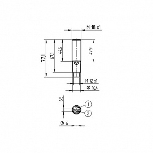 Оптический датчик Wenglor TC22PA3