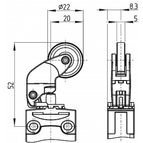 Kонцевой выключатель безопасности Schmersal PS116-Z11-LR200-K240