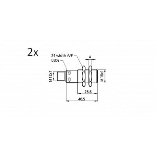 Ультразвуковой барьер Microsonic ews-15/M18/CD Set