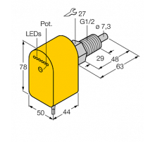 Датчик потока TURCK FCS-GL1/2A4P-VRX/230VAC