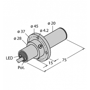 Датчик потока TURCK FCS-K20-AP8X