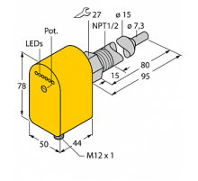 Датчик потока TURCK FCS-N1/2A4P-LIX-H1141/L080