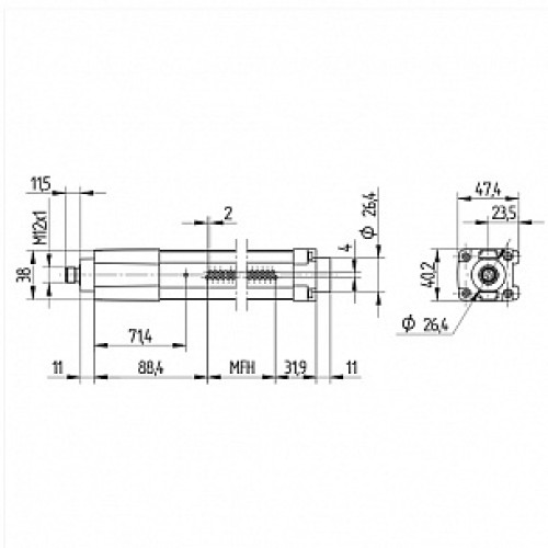 Световая завеса Wenglor OSEI102Z0103