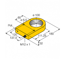 Кольцевой датчик TURCK NI100R-S32XL-2LU-H1141/S950