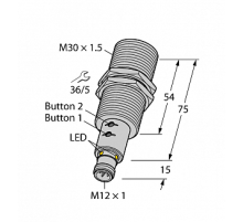  Ультразвуковой датчик TURCK RU300U-M30E-LIU2PN8X2T-H1151