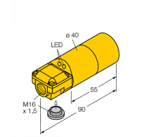 Индуктивный датчик TURCK NI20-K40SR-VN4X2
