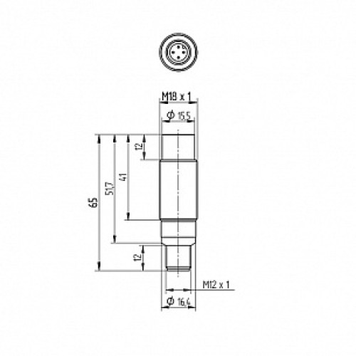 Индуктивный датчик Wenglor IW120SE65UA3