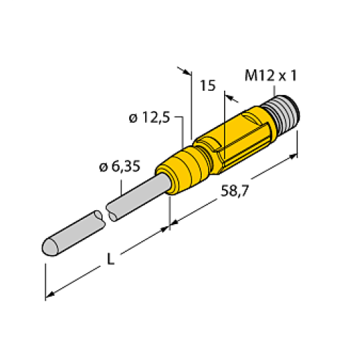Датчик температуры TURCK TTM-206.35A-CF-LIUPN-H1140-L400