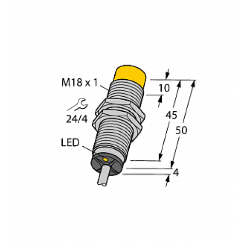 Индуктивный датчик TURCK NI12U-EM18-AP6X