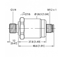 Датчик давления TURCK PT0.05V-1504-I2-H1143/D840