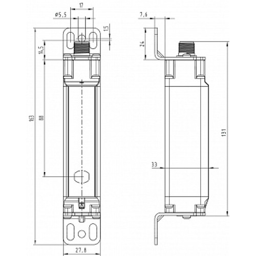 Cветовой барьер безопасности Schmersal SLB440-ER-4-ST-H-EH