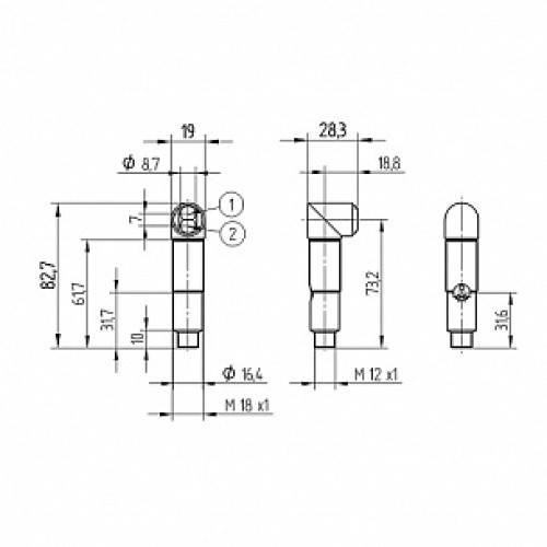 Оптический датчик Wenglor LW86PCT3