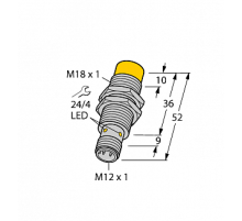 Индуктивный датчик TURCK NI12U-M18-AP6X-H1141